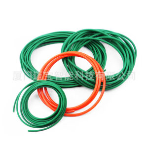 现货供应 PU4/PU8开口圆带 绿色粗面可接驳带迈宝工业皮带